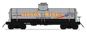 Intermountain ACF Type 27 Riveted 8000-Gallon Tank Car Gibson Wines N Scale Model Train Freight Car #66341