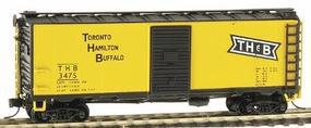Modified AAR 40' Boxcar Toronto, Hamilton & Buffalo N Scale Model Train Freight Car #66803