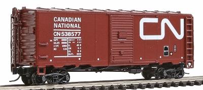 Intermountain Modified AAR 40 Boxcar Canadian National N Scale Model Train Freight Car #66813