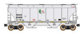 Intermountain Covered Hopper Trinity #3281 First Union Rail N Scale Model Train Freight Car #669010