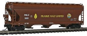 ACF 4650 Cubic Foot 3-Bay Covered Hopper N Scale Model Train Freight Car #67074