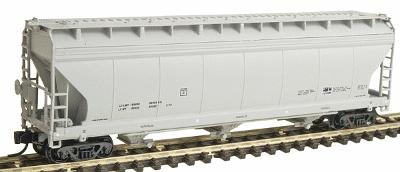 Intermountain ACF 4650 Cubic Foot Center Flow 3-Bay Hopper N Scale Model Train Freight Car #67098