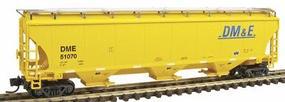 Trinity 5161 Cubic Foot Covered Hopper DM&E N Scale Model Train Freight Car #67205