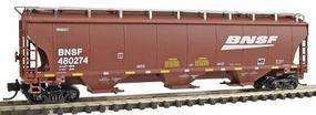 Trinity 5161 Cubic Foot Covered HopperBNSF Railway N Scale Model Train Freight Car #67207