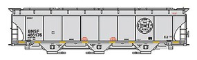 Trinity 5161 Cubic Foot Covered Hopper - Ready to Run BNSF Railway (Denver Road Legacy Scheme, gray, Circle Logo) - N-Scale