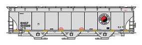 Trinity 5161 Cubic Foot Covered Hopper - Ready to Run BNSF Railway (Northern Pacific Legacy Scheme, gray, Monad Logo) - N-Scale