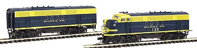 Intermountain EMD FTA-B Set - Standard DC - Santa Fe N Scale Model Train Diesel Locomotive #69013