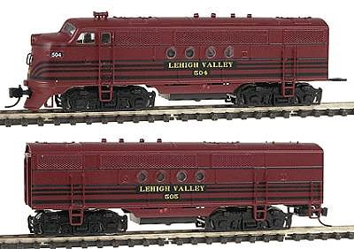 Intermountain FT A-B Set Lehigh Valley N Scale Model Train Diesel Locomotive #69020d