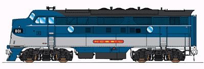 Intermountain EMD F3A DC Nashville, Chattanooga & St. Louis N Scale Model Train Diesel Locomotive #69131