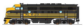Intermountain EMD F3A Standard DC Denver & Rio Grande Western (Bumblebee, black, Aspen Gold) N-Scale