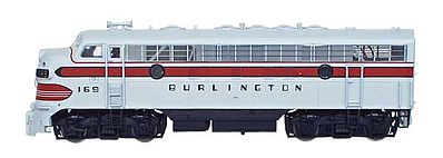 Intermountain EMD F7A Phase II Chicago, Burlington & Quincy N Scale Model Train Diesel Locomotive #69207