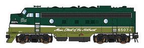 Intermountain EMD F7A Standard DC Northern Pacific N Scale Model Train Diesel Locomotive #69233