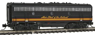 Intermountain EMD F7B - Standard DC - Northern Pacific N Scale Model Train Diesel Locomotive #69714