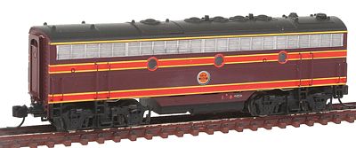 Intermountain EMD F7B - Standard DC - Chicago Great Western N Scale Model Train Diesel Locomotive #69747