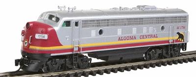 Intermountain EMD FP9 - Standard DC - Algoma Central N Scale Model Train Diesel Locomotive #69991