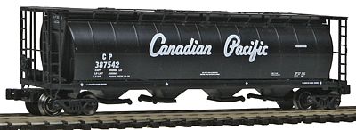 Intermountain 59 4-Bay Cylindrical Covered Hopper Canadian Pacific Z Scale Model Train Freight Car #85212