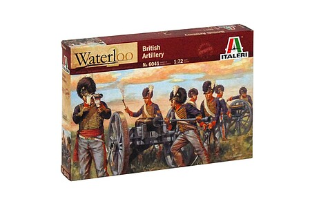 Italeri Waterloo British Artillery Plastic Model Military Figure Kit 1/72 Scale #06041