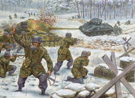 Battle Of The Bulge Figures For Game (ita06103) Italeri Plastic Model 