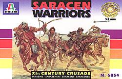 Italeri Saracen Warriors w/Horses 11th Century (16) Plastic Model Military Figure 1/32 Scale #06854