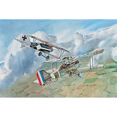 Italeri S.E.5a / Albatros D.III (2 model kits) -- Plastic Model Airplane Kit -- 1/72 Scale -- #1374s