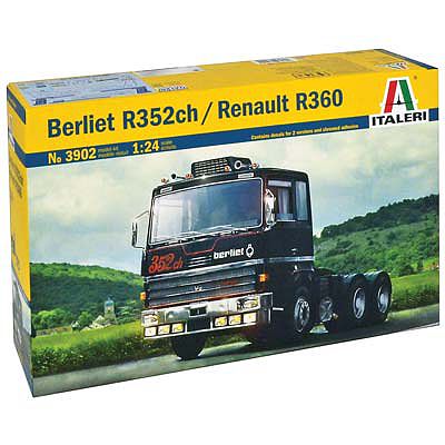 Italeri Berliet R352ch/Renault R360 Truck Plastic Model Truck Kit 1/24 Scale #3902s