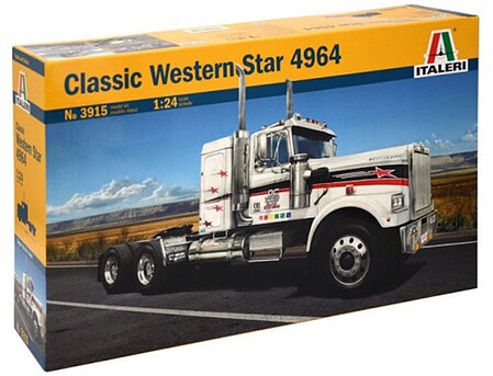 Italeri Classic Western Star 4964 Plastic Model Truck Kit 1/24 Scale #3915s