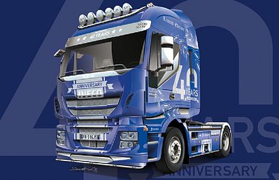 Italeri IVECO ''Hi-Way'' 40th Anniversary -- Plastic Model Truck Kit -- 1/24 Scale -- #3919s