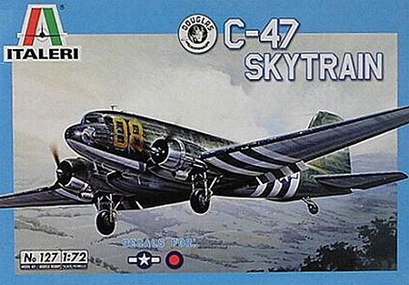 Italeri C-47 Skytrain Plastic Model Airplane Kit 1/72 Scale #550127