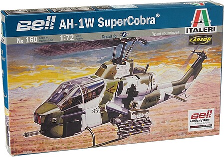 Italeri AH-1 Super Cobra Plastic Model Helicopter Kit 1/72 Scale #550160