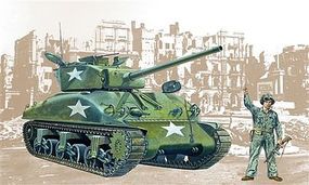 Sherman M4-A1 Plastic Model Military Vehicle Kit 1/35 Scale #550225
