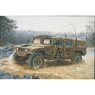 Italeri Commando Hummer Plastic Model Military Vehicle Kit 1/35 Scale #550273