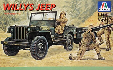 Italeri Jeep Plastic Model Military Vehicle Kit 1/35 Scale #550314