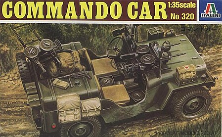 Italeri Commando Car Plastic Model Military Vehicle Kit 1/35 Scale #550320