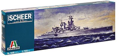 Italeri Admiral Scheer German Pocket Battleship Plastic Model Military Ship Kit 1/720 Scale #550508