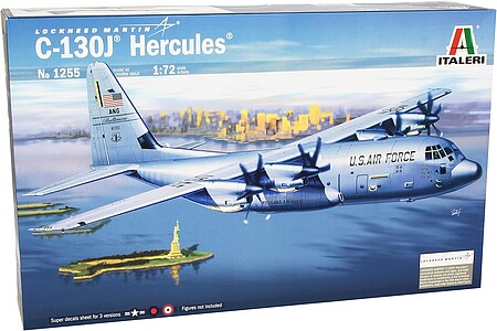 Italeri C130J Hercules Aircraft Plastic Model Airplane Kit 1/72 Scale #551255