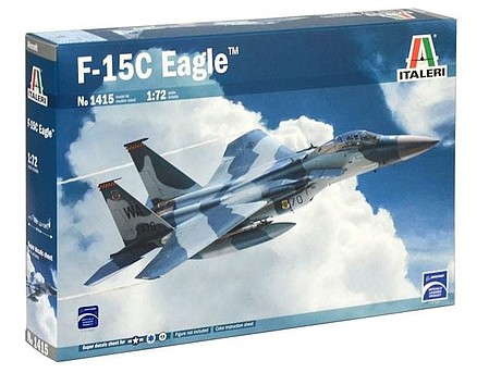 Italeri F15C Eagle Aircraft Plastic Model Airplane Kit 1/72 Scale #551415