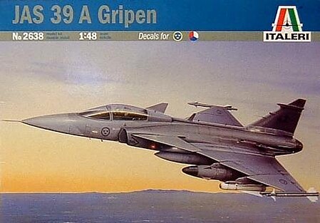 Italeri JAS 39 A Gripen Plastic Model Airplane Kit 1/48 Scale #552638