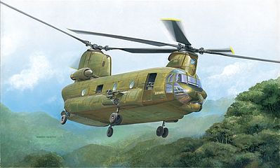 Italeri ACH-47A Chinook Plastic Model Helicopter Kit 1/48 Scale #552647