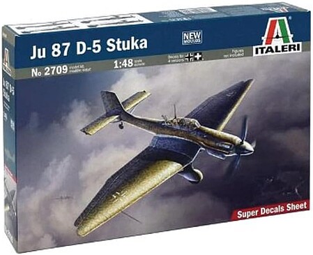 Italeri Ju-87 D-5 Stuka Plastic Model Airplane Kit 1/48 Scale #552709