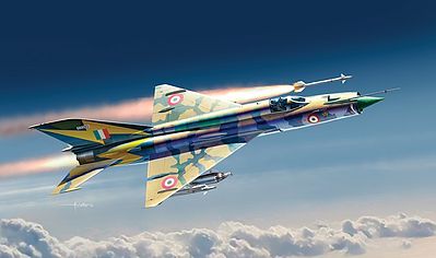 Italeri Mig-21 MF Fishbed Plastic Model Airplane Kit 1/48 Scale #552715