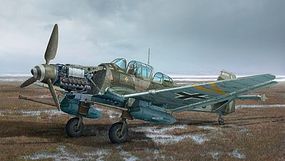 Ju 87 G-2 Stuka Plastic Model Airplane Kit 1/48 Scale #552722