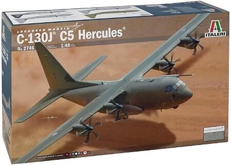 Italeri Hercules C-130J CS Plastic Model Airplane Kit 1/48 Scale #552746