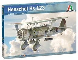 Italeri Henschel Hs123 Aircraft Plastic Model Airplane Kit 1/48 Scale #552819