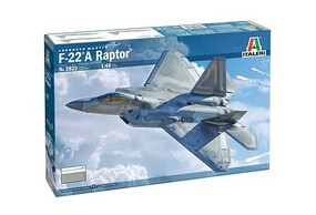 Italeri F-22A RAPTOR Plastic Model Airplane Kit 1/48 Scale #552822