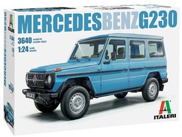 Italeri Mercedes Benz G230 SUV Plastic Model Car Vehicle Kit 1/24 Scale #553640