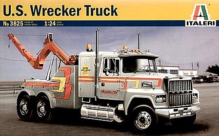 Italeri US Wrecker Plastic Model Truck Kit 1/24 Scale #553825