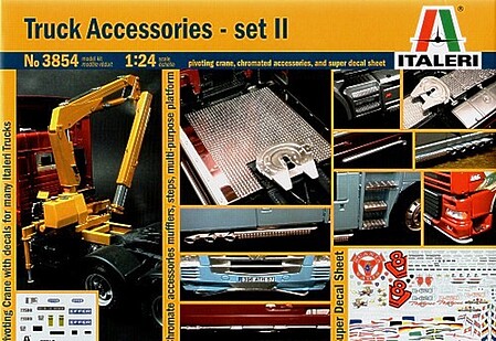 Italeri Truck Accessories Set II Plastic Model Vehicle Kit 1/24 Scale #553854