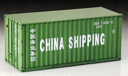 Italeri Shipping Container 20 Plastic Model Truck Kit 1/24 Scale #553888