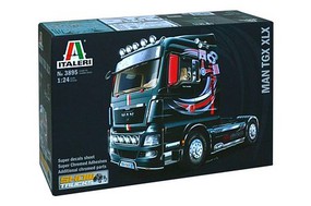 Italeri MAN TGX XLX Plastic Model Truck Vehicle Kit 1/24 Scale #553895