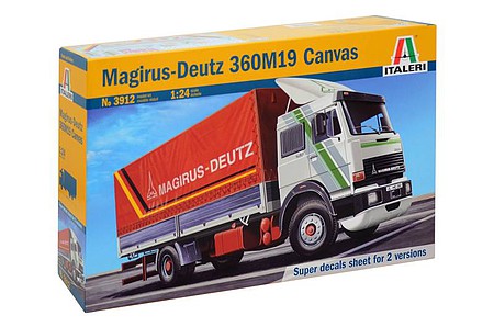 Italeri MAGIRUS-DEUTZ 360M19 CANV Plastic Model Truck Vehicle Kit 1/24 Scale #553912